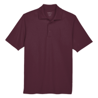 Core 365 Men's Origin Performance Piqué Polo, Burgundy, Front view