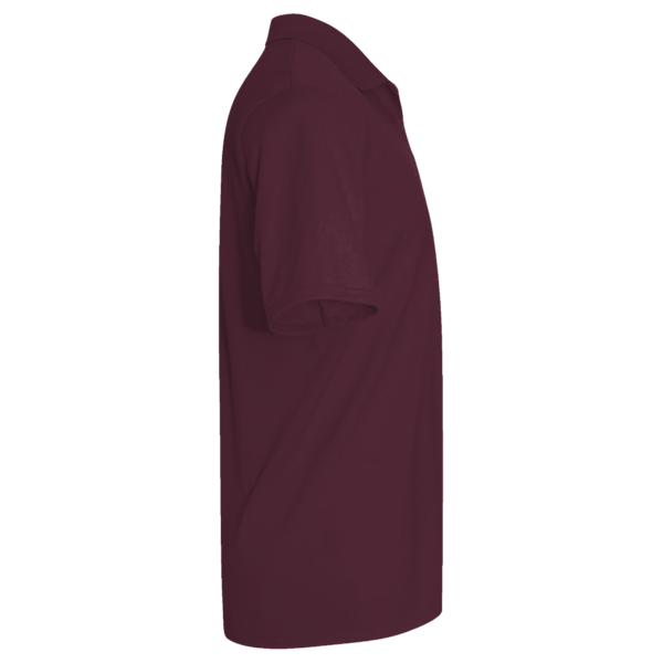 Core 365 Men's Origin Performance Piqué Polo, Burgundy, Right Sleeve view