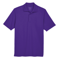 Core 365 Men's Origin Performance Piqué Polo, Campus Purple, Front view
