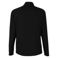 Core 365 Men's Origin Performance Pique Quarter-Zip Pullover, Black / Carbon, Back view