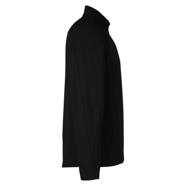 Core 365 Men's Origin Performance Pique Quarter-Zip Pullover, Black / Carbon, Right Sleeve view