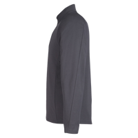 Core 365 Men's Origin Performance Pique Quarter-Zip Pullover, Carbon / Black, Left Sleeve view