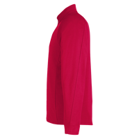 Core 365 Men's Origin Performance Pique Quarter-Zip Pullover, Classic Red / Carbon, Left Sleeve view