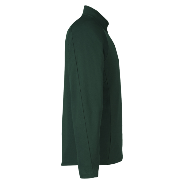 Core 365 Men's Origin Performance Pique Quarter-Zip Pullover, Forest / Carbon, Right Sleeve view