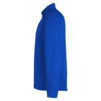 Core 365 Men's Origin Performance Pique Quarter-Zip Pullover, True Royal / Carbon, Left Sleeve view