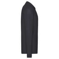 Core 365 Men's Pinnacle Performance Long Sleeve Piqué Polo with Pocket, Black, Right Sleeve view