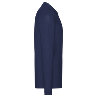 Core 365 Men's Pinnacle Performance Long Sleeve Piqué Polo with Pocket, Classic Navy, Right Sleeve view