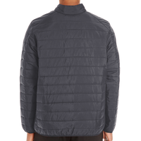 Core 365 Men's Prevail Packable Puffer Jacket, Carbon, Back view