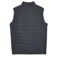 Core 365 Men's Prevail Packable Puffer Vest, Carbon, Back view