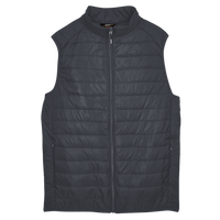 Core 365 Men's Prevail Packable Puffer Vest, Carbon, Front view