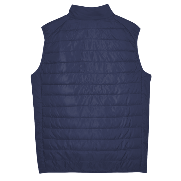 Core 365 Men's Prevail Packable Puffer Vest, Classic Navy, Back view
