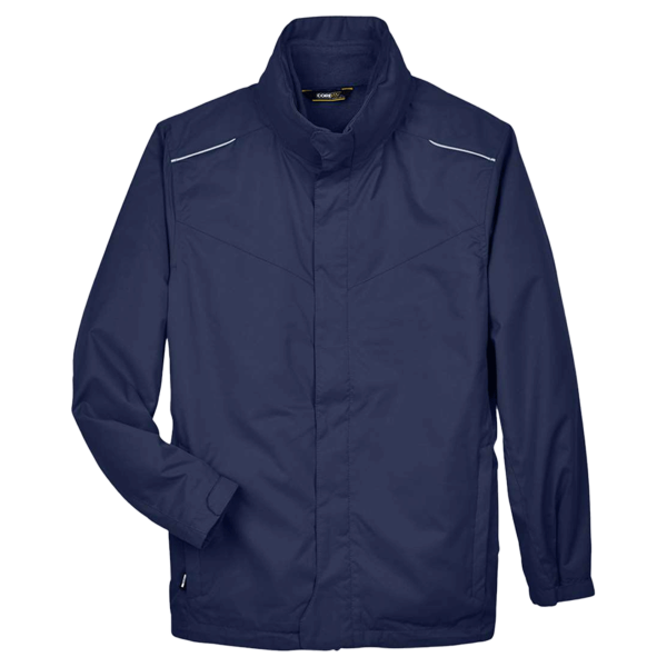 Core 365 Men's Region 3-in-1 Jacket with Fleece Liner, Classic Navy, Front view