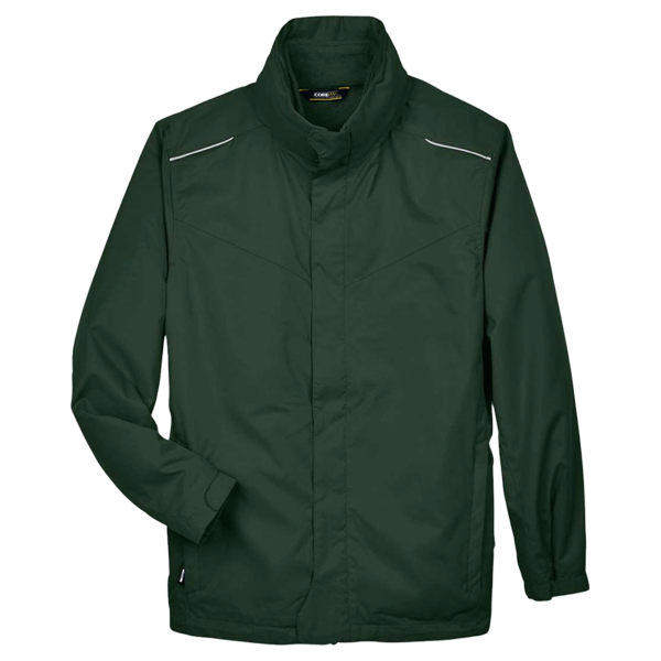 Core 365 Men's Region 3-in-1 Jacket with Fleece Liner, Forest, Front view