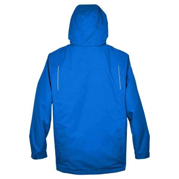 Core 365 Men's Region 3-in-1 Jacket with Fleece Liner, True Royal, Back view