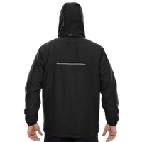 Core 365 Men's Tall Brisk Insulated Jacket, Black, Back view