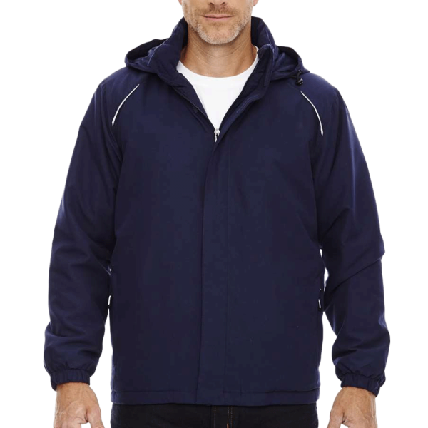 Core 365 Men's Tall Brisk Insulated Jacket, Classic Navy, Front view