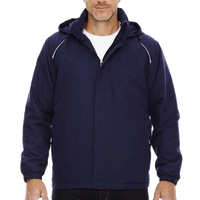 Core 365 Men's Tall Brisk Insulated Jacket, Classic Navy, Front view