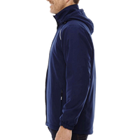 Core 365 Men's Tall Brisk Insulated Jacket, Classic Navy, Left Sleeve view