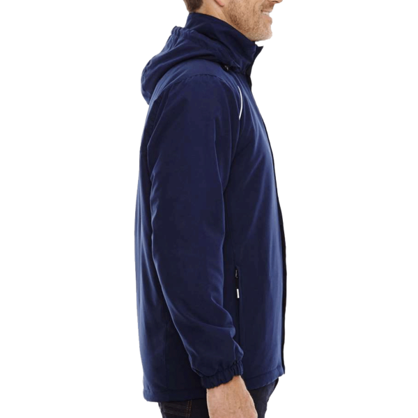 Core 365 Men's Tall Brisk Insulated Jacket, Classic Navy, Right Sleeve view