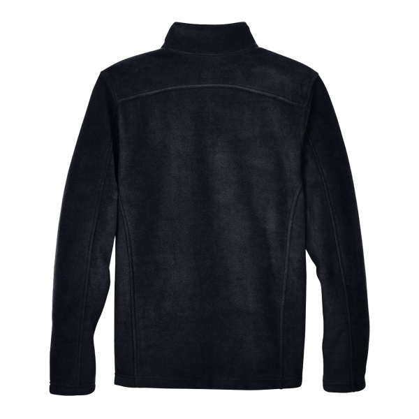 Core 365 Men's Tall Journey Fleece Jacket, Black, Back view