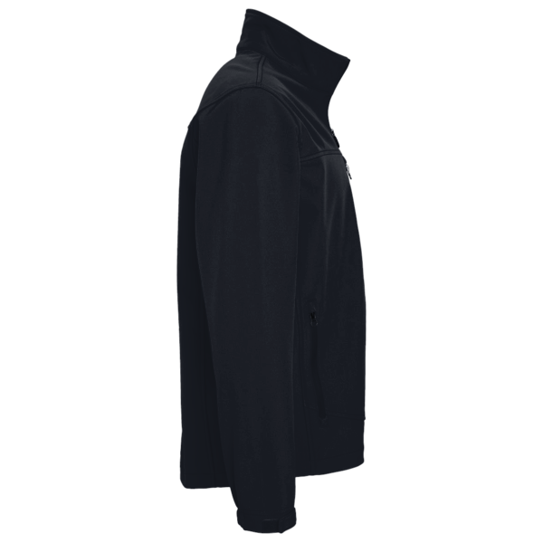 Core 365 Men's Tall Journey Fleece Jacket, Black, Right Sleeve view