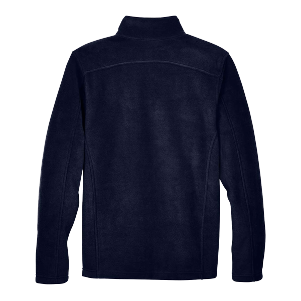 Core 365 Men's Tall Journey Fleece Jacket, Classic Navy, Back view