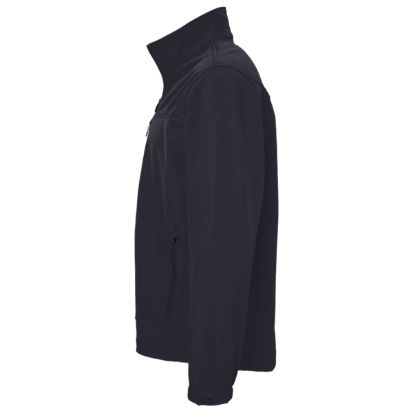 Core 365 Men's Tall Journey Fleece Jacket, Heather Charcoal, Left Sleeve view