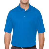 Core 365 Men's Tall Origin Performance Piqué Polo, True Royal, Front view