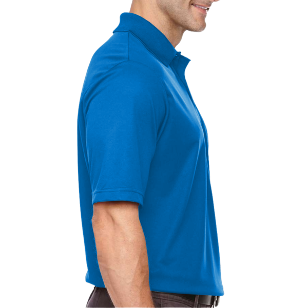 Core 365 Men's Tall Origin Performance Piqué Polo, True Royal, Right Sleeve view