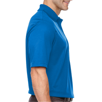 Core 365 Men's Tall Origin Performance Piqué Polo, True Royal, Right Sleeve view