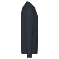 Core 365 Men's Tall Pinnacle Performance Long Sleeve Piqué Polo, Carbon, Right Sleeve view