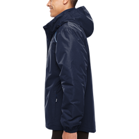 Core 365 Men's Tall Profile Fleece-Lined All-Season Jacket, Classic Navy, Left Sleeve view