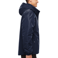 Core 365 Men's Tall Profile Fleece-Lined All-Season Jacket, Classic Navy, Right Sleeve view