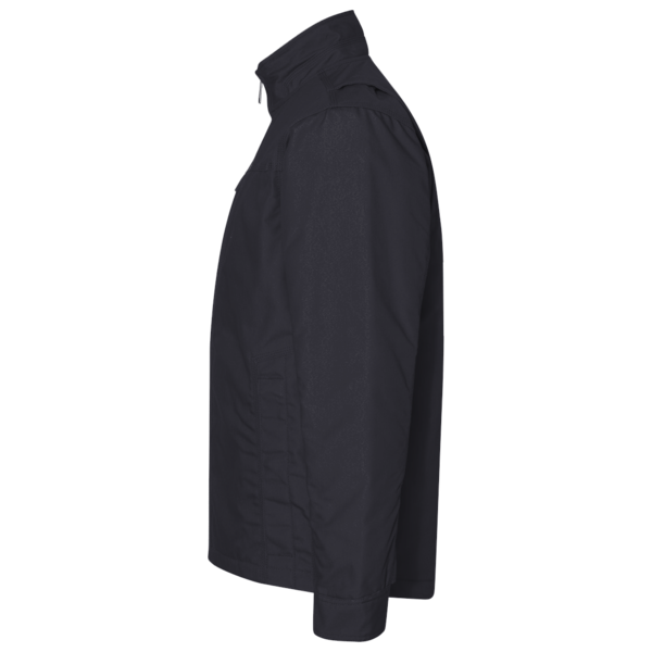 Core 365 Men's Tall Techno Lite Three-Layer Knit Tech-Shell, Black, Left Sleeve view