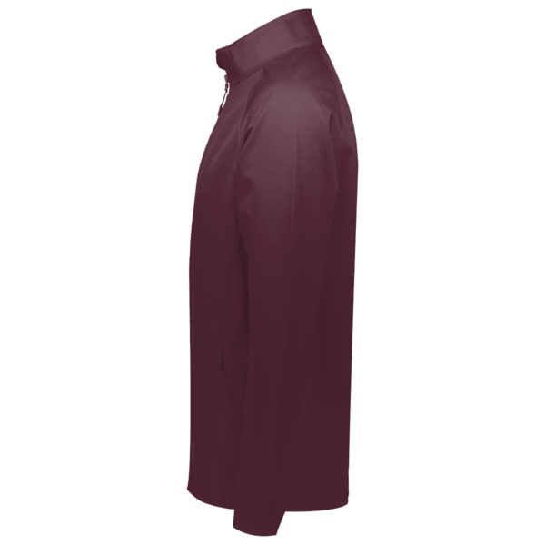Core 365 Men's Techno Lite Motivate Unlined Lightweight Jacket, Burgundy, Left Sleeve view
