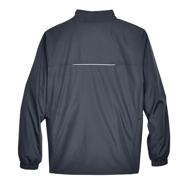 Core 365 Men's Techno Lite Motivate Unlined Lightweight Jacket, Carbon, Back view
