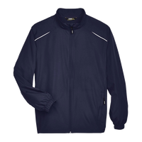 Core 365 Men's Techno Lite Motivate Unlined Lightweight Jacket, Classic Navy, Front view