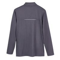Core 365 Men's Techno Lite Three-Layer Knit Tech-Shell, Carbon Heather, Back view