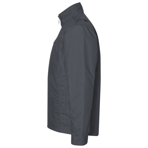 Core 365 Men's Techno Lite Three-Layer Knit Tech-Shell, Carbon, Left Sleeve view