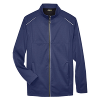 Core 365 Men's Techno Lite Three-Layer Knit Tech-Shell, Classic Navy, Front view