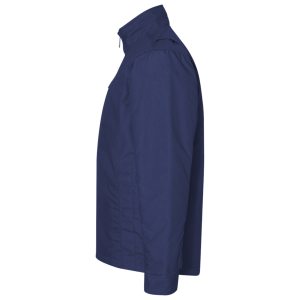 Core 365 Men's Techno Lite Three-Layer Knit Tech-Shell, Classic Navy, Left Sleeve view