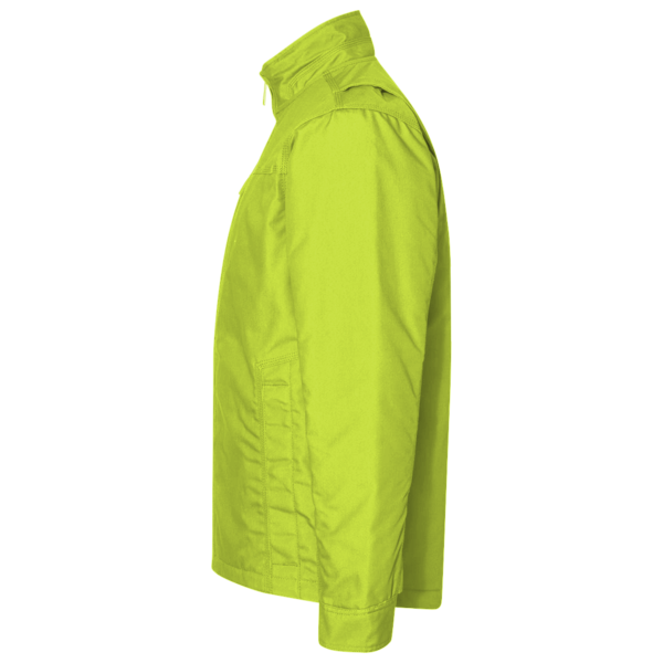 Core 365 Men's Techno Lite Three-Layer Knit Tech-Shell, Safety Yellow, Left Sleeve view