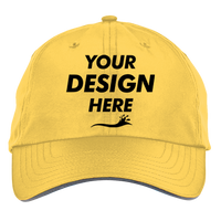 Core 365 Pitch Performance Cap, Campus Gold, Front view, Mockup