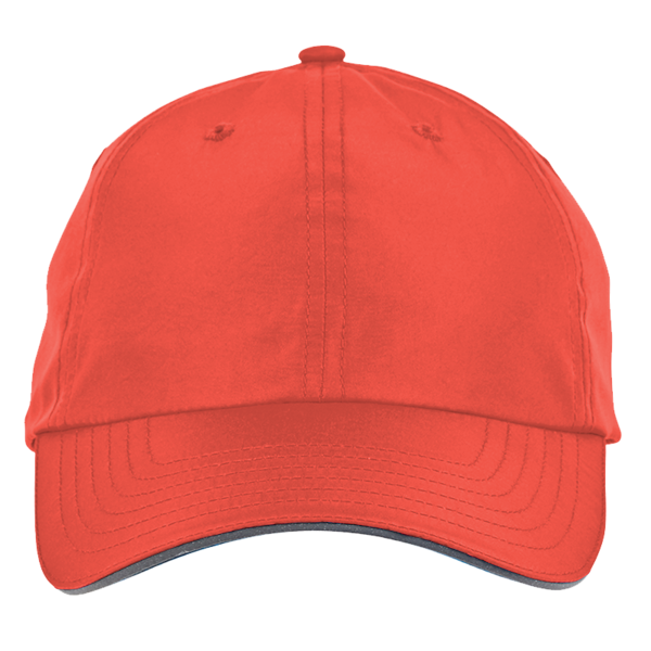 Core 365 Pitch Performance Cap, Campus Orange, Front view