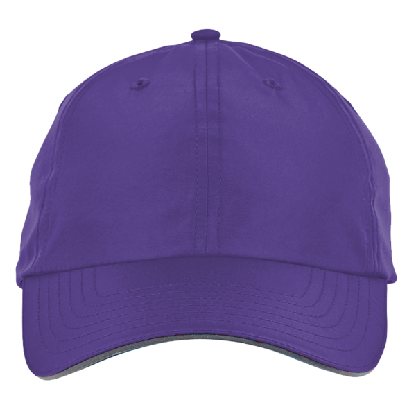 Core 365 Pitch Performance Cap, Campus Purple, Front view