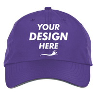 Core 365 Pitch Performance Cap, Campus Purple, Front view, Mockup