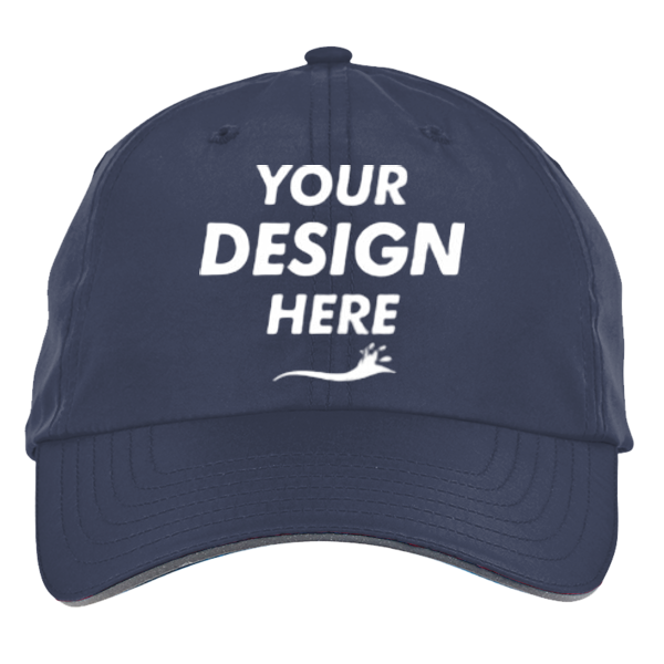 Core 365 Pitch Performance Cap, Classic Navy, Front view, Mockup