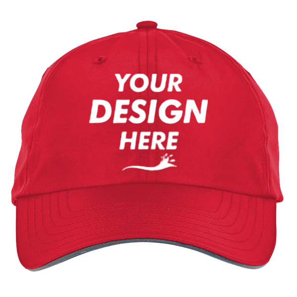 Core 365 Pitch Performance Cap, Classic Red, Front view, Mockup