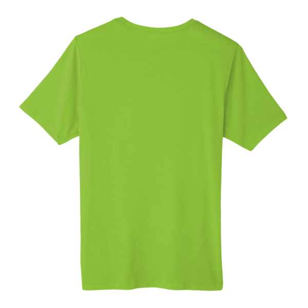 Core 365 Unisex Fusion ChromaSoft™ Performance T-Shirt, Acid Green, Back view
