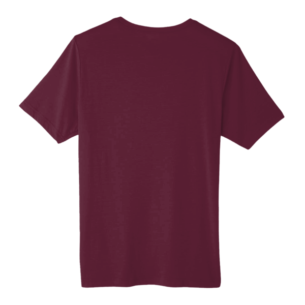 Core 365 Unisex Fusion ChromaSoft™ Performance T-Shirt, Burgundy, Back view